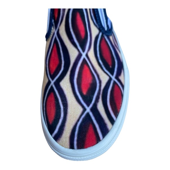 Vans Slip On Shoe Skater Hippie colorful  Women 6.5 Men 5.  NEW - Picture 9 of 11